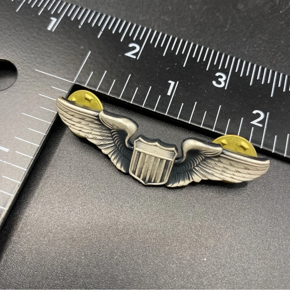 Military Air Force Pin 1/20 S.F. G23 Silver Tone USAF